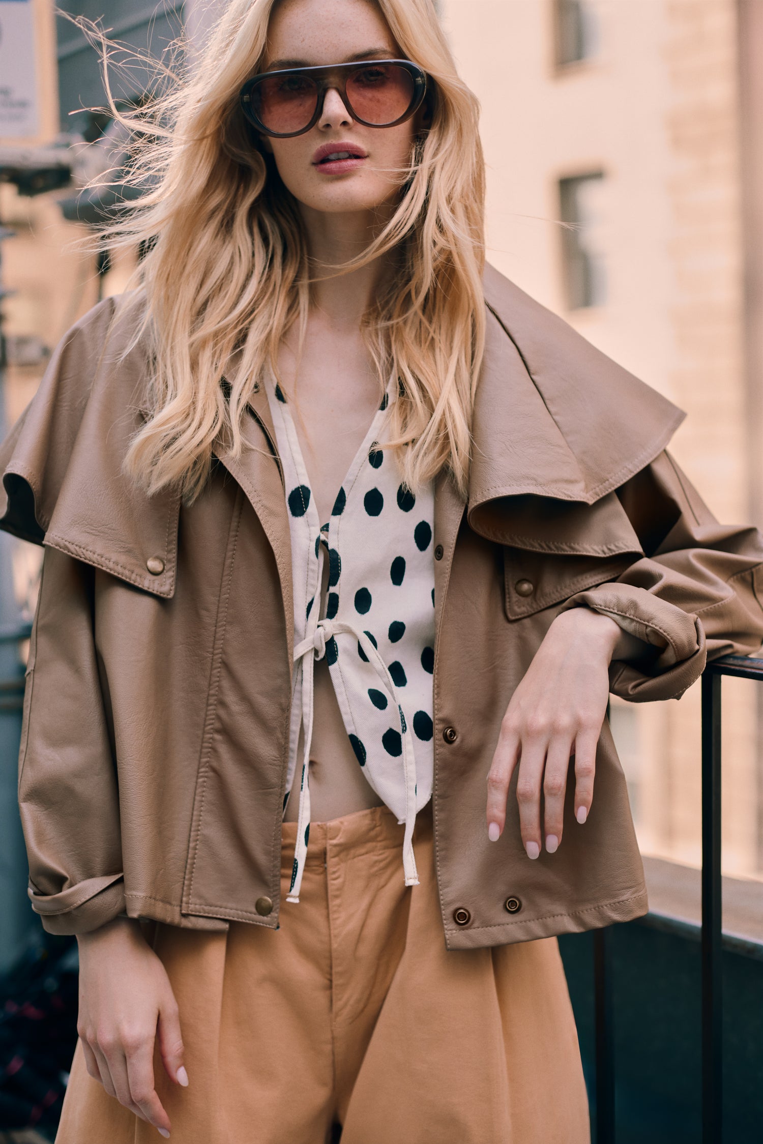 Brown Harem Style Pants for Women