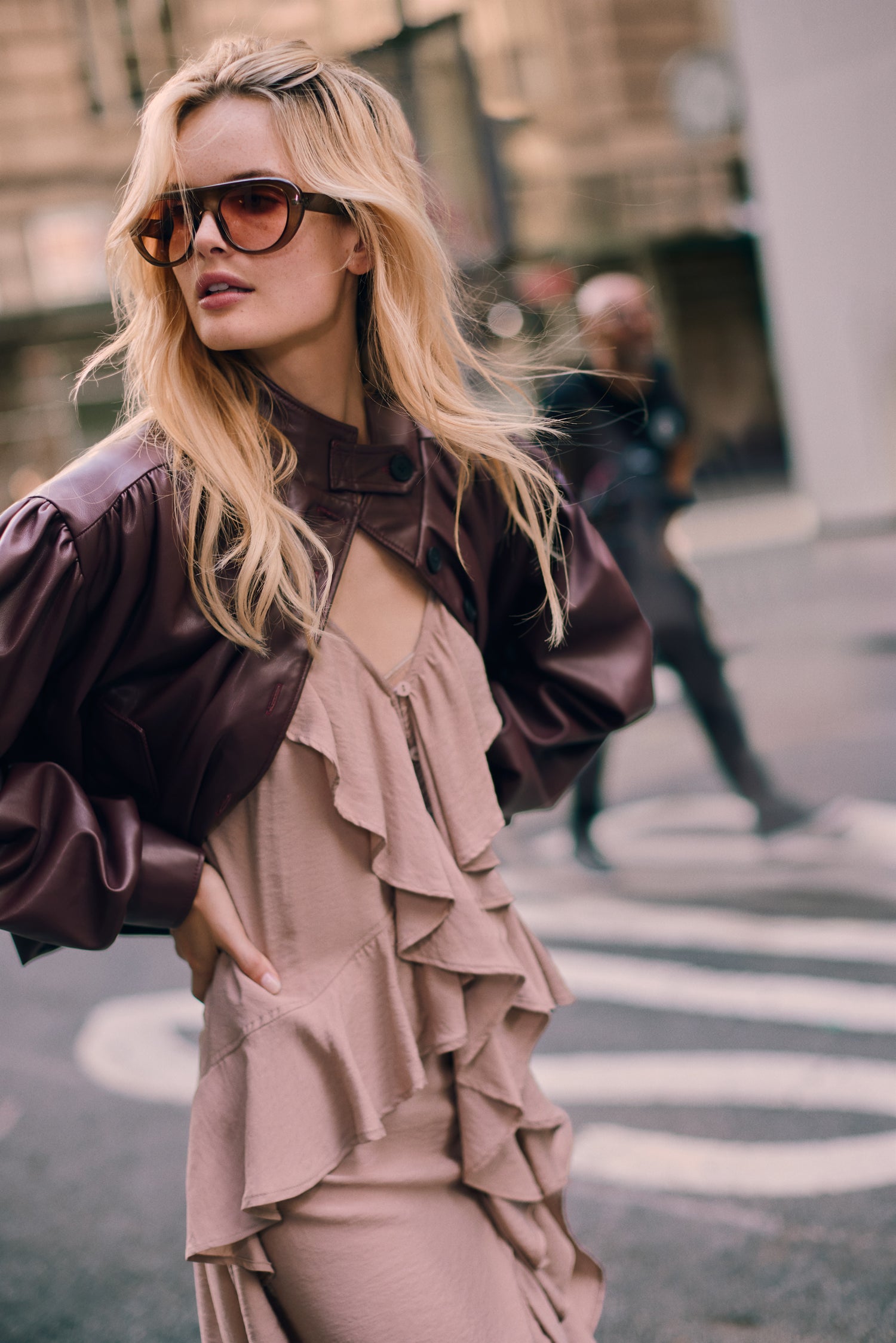 Red Bomber Jacket for Women