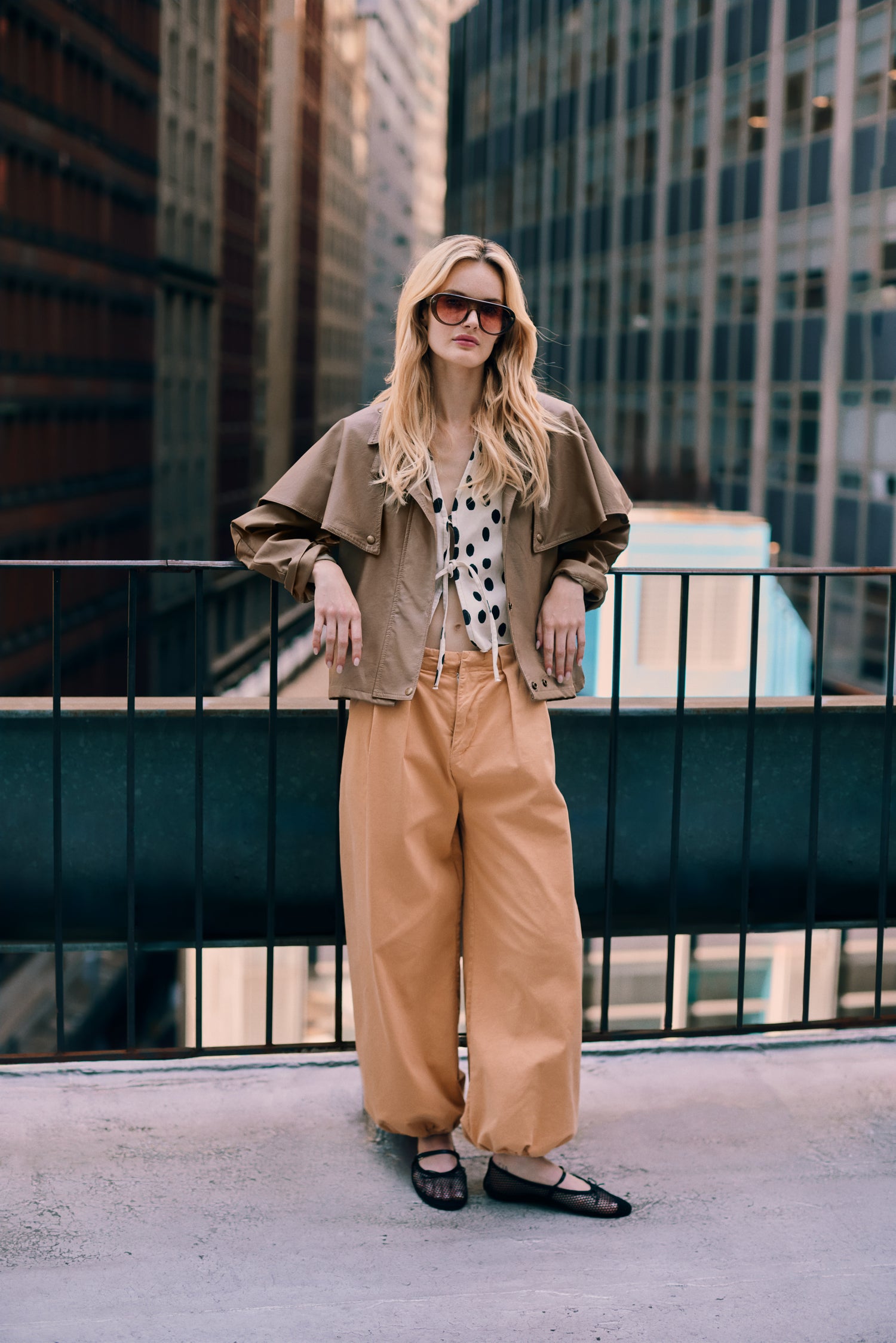 Brown Harem Style Pants for Women