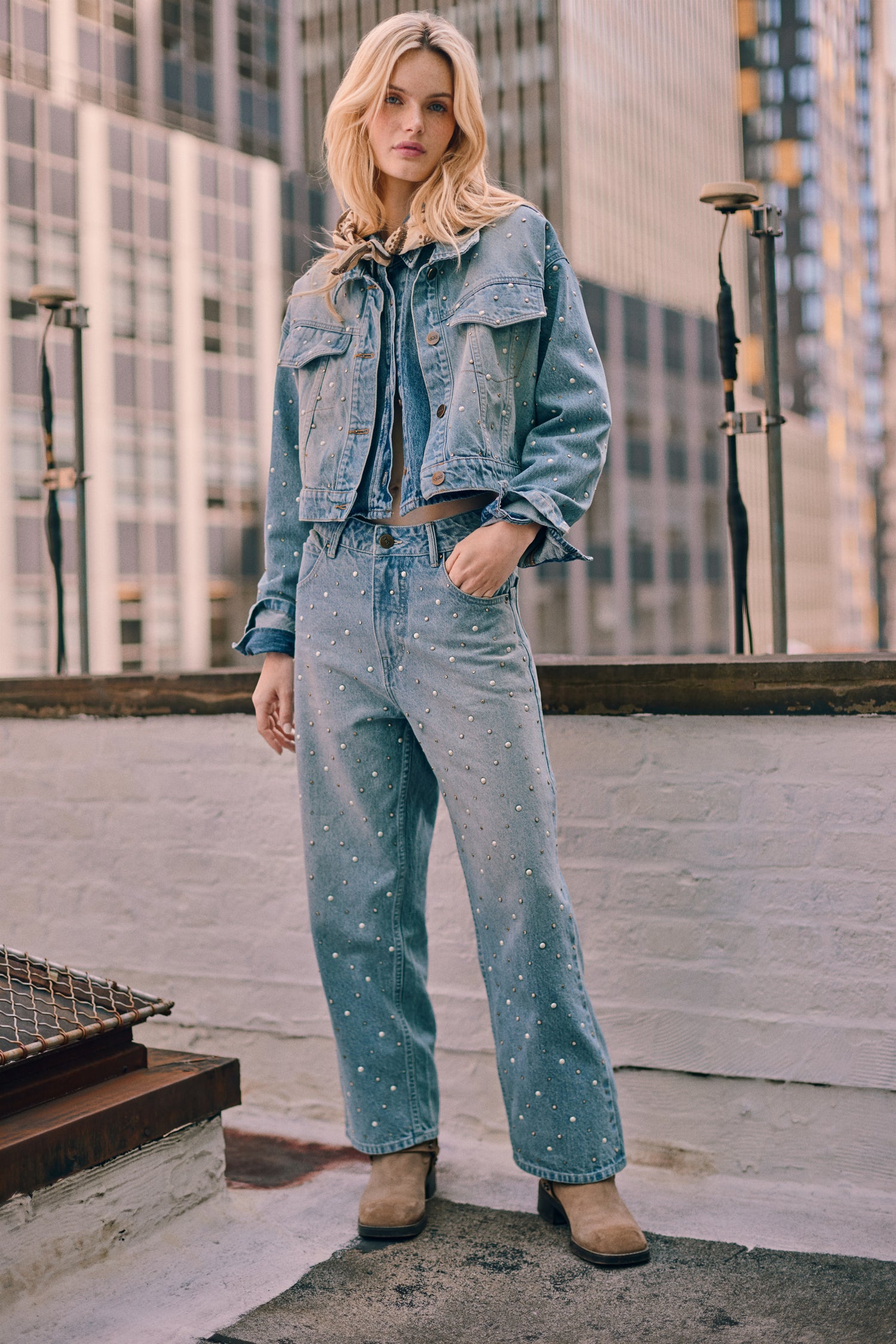 Blue Denim Shirt for Women