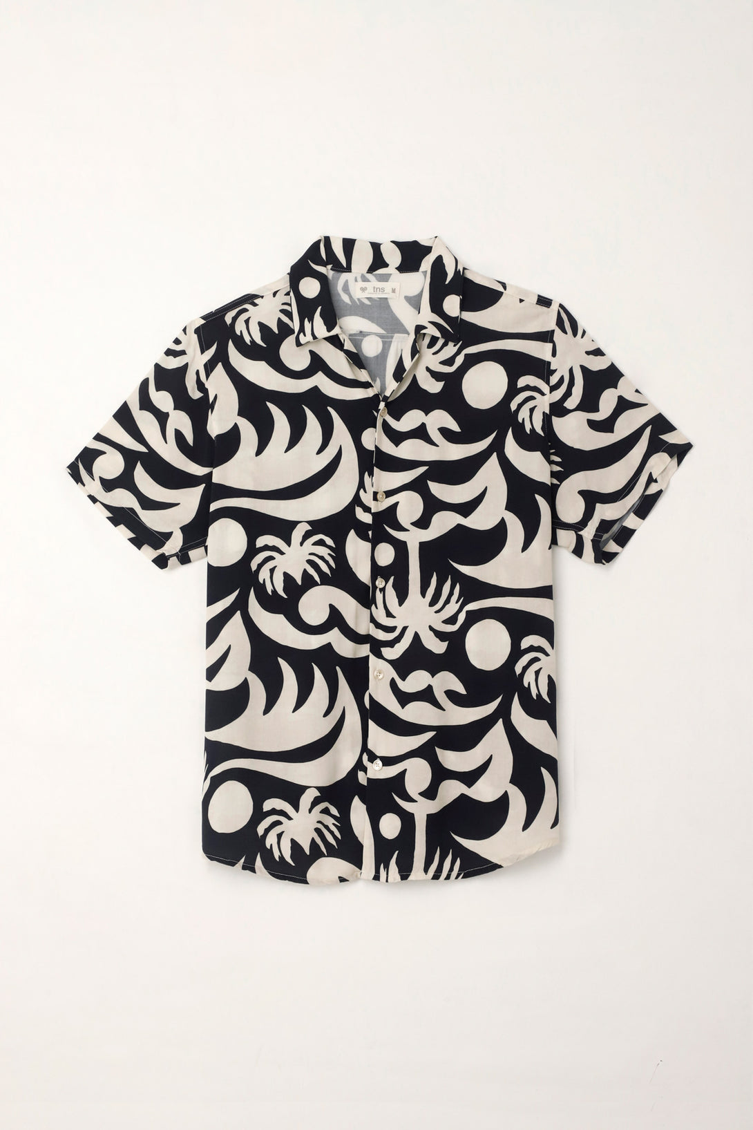 Men's Bowling Shirt with Chili Print