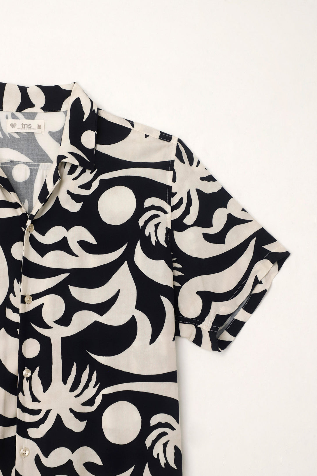 Men's Bowling Shirt with Chili Print