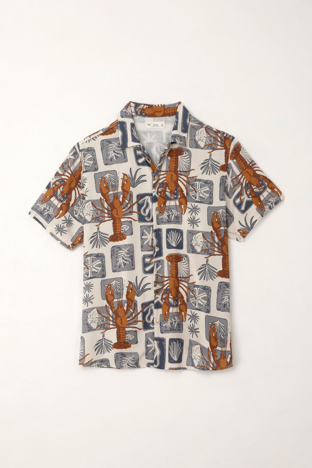 Men's Bowling Shirt with Chili Print