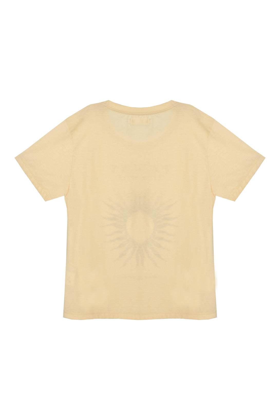 Women's Yellow Printed T-Shirt