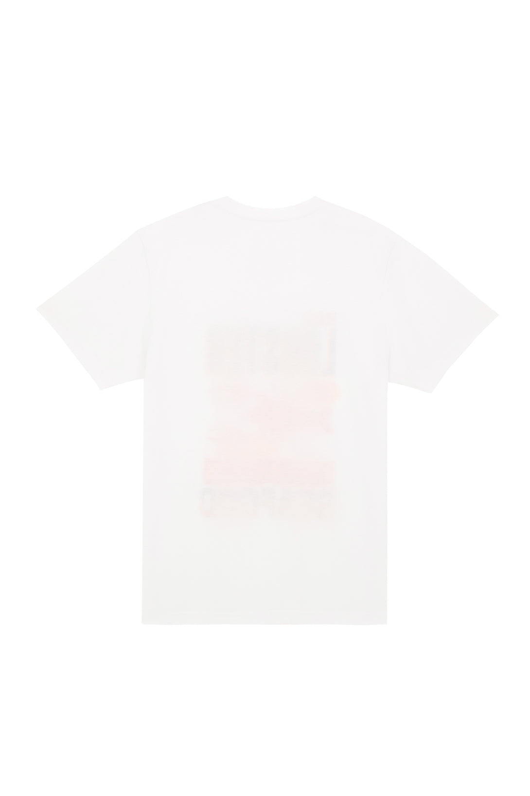 Men's White T-Shirt with Localized Print