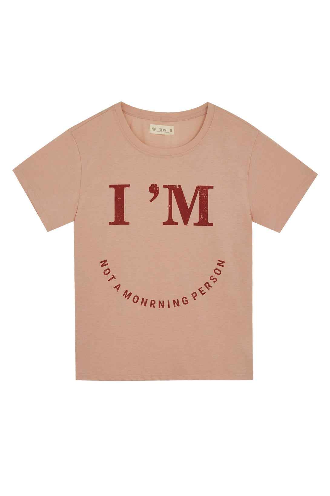 Women's pink basic t-shirt
