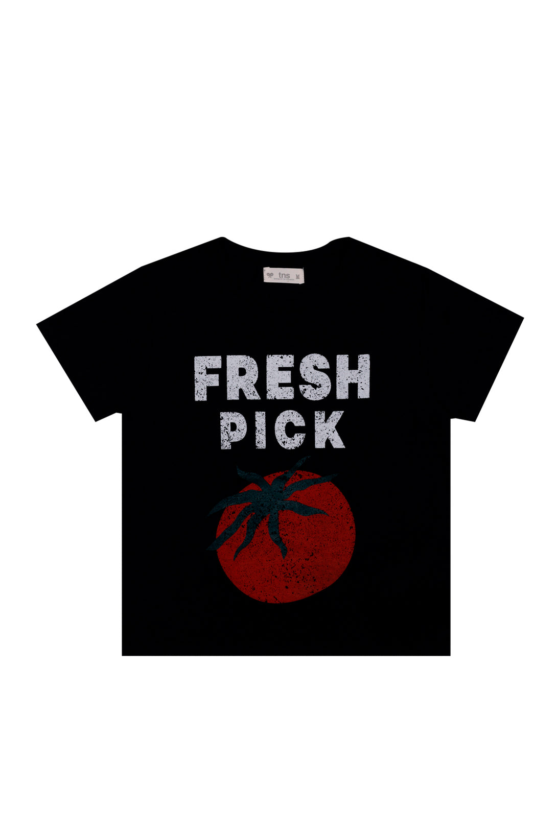 Women's black graphic t-shirt