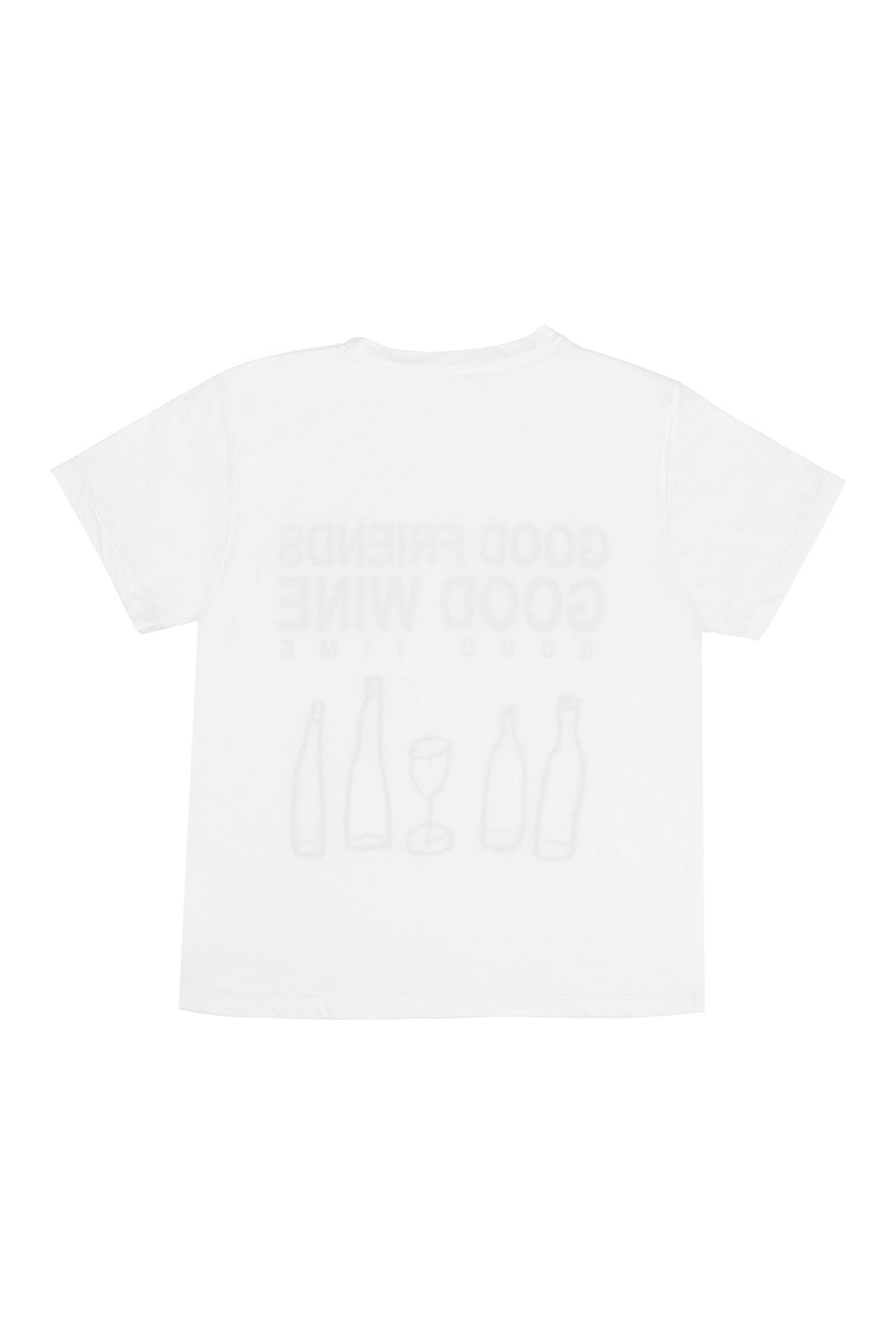Women's Printed White T-Shirt