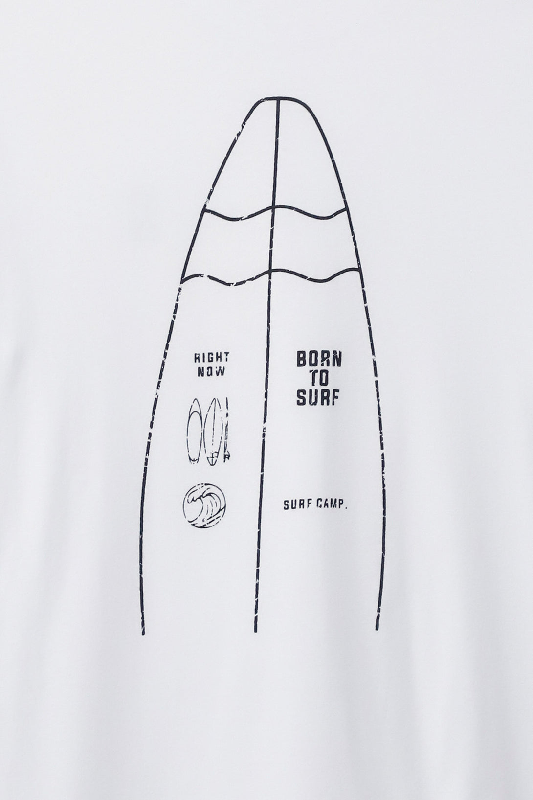 Camiseta manga corta estampada blanca para hombre
