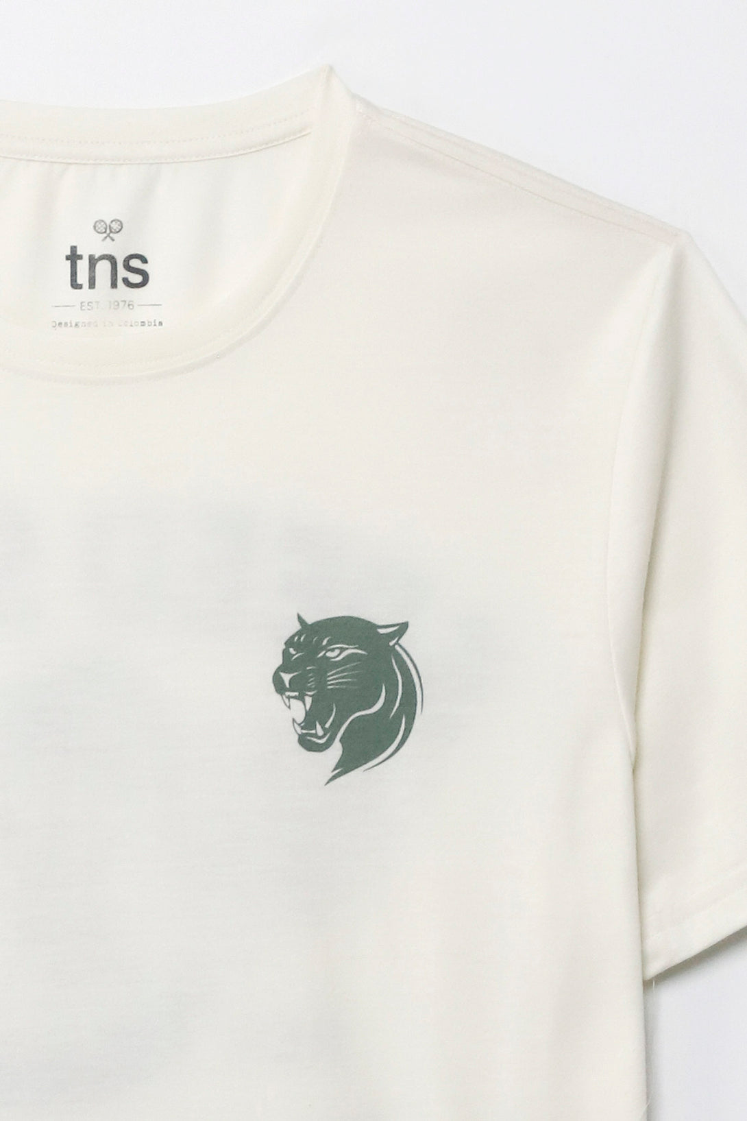 Camiseta manga corta estampada crudo para hombre