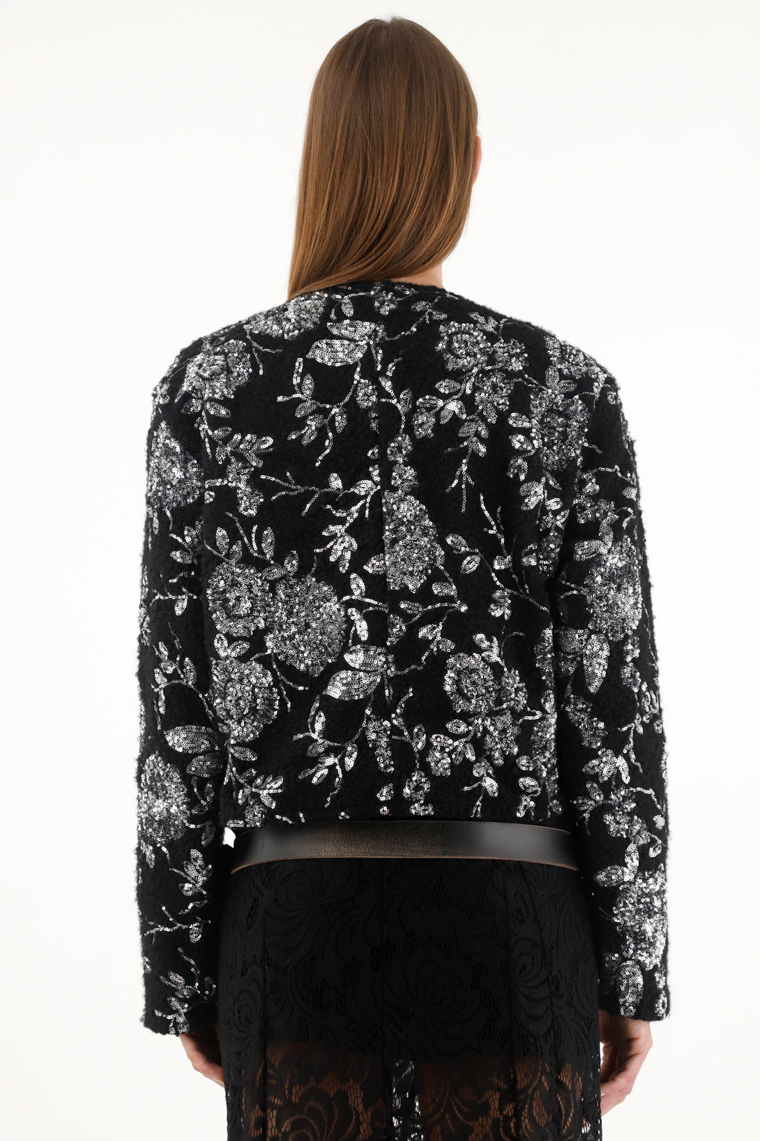 Women's Sequin Fleece Jacket