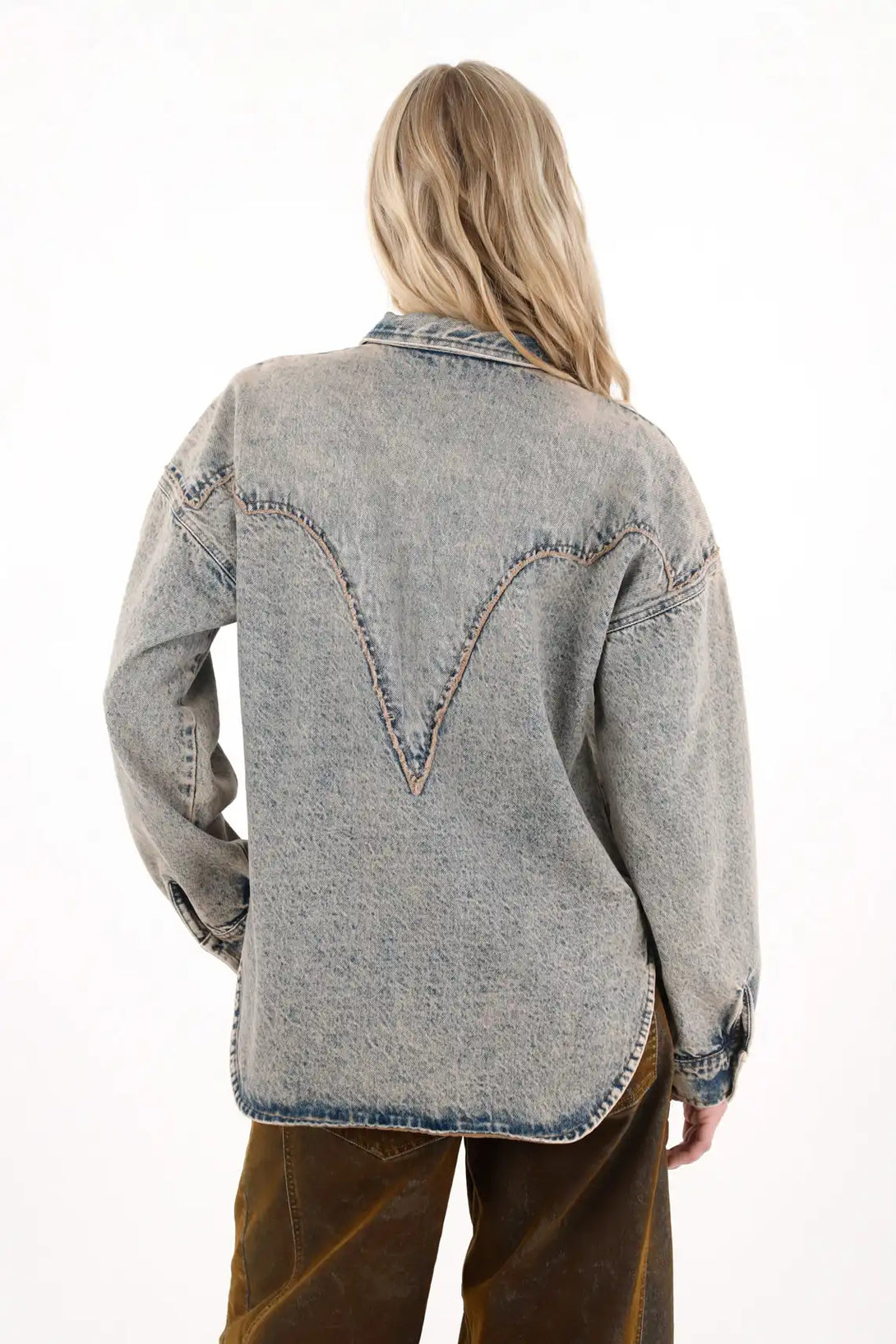 Blue Western Style Jacket for Women