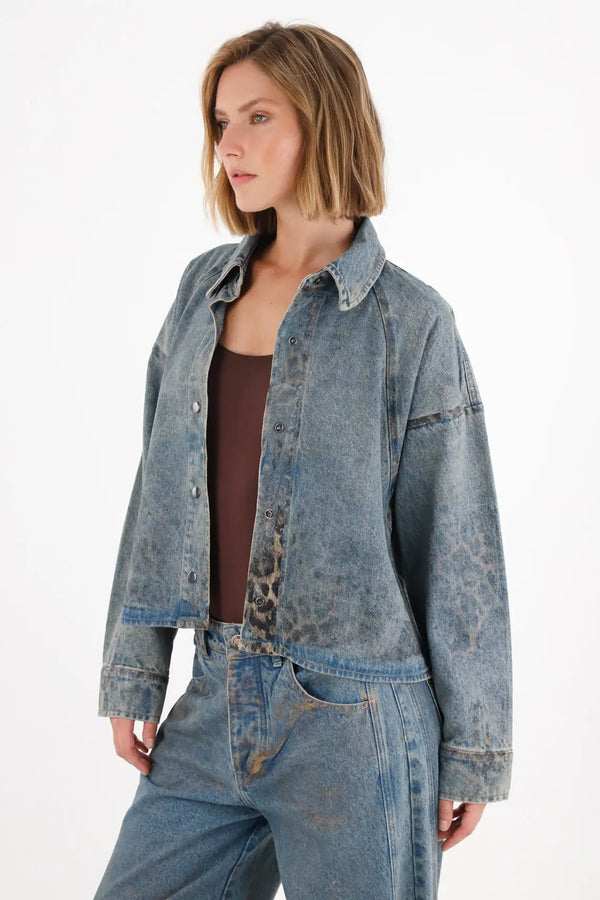 Women's Animal Print Jacket