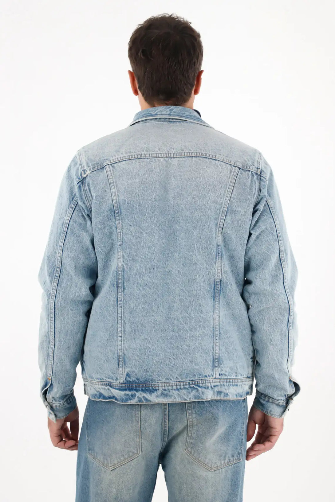 Blue Trucker Jacket for Men