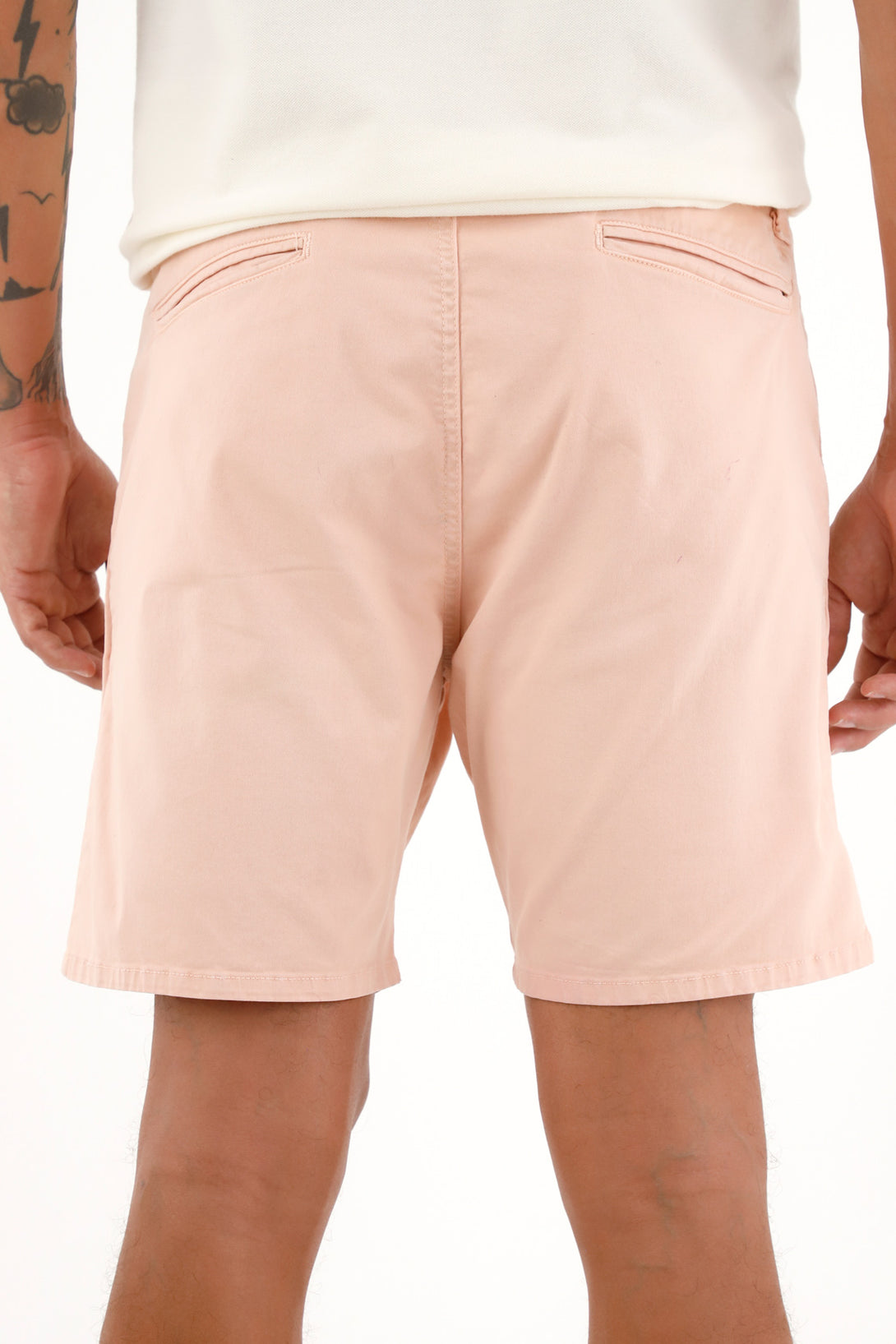 Pink Chino Pants with Pockets for Men