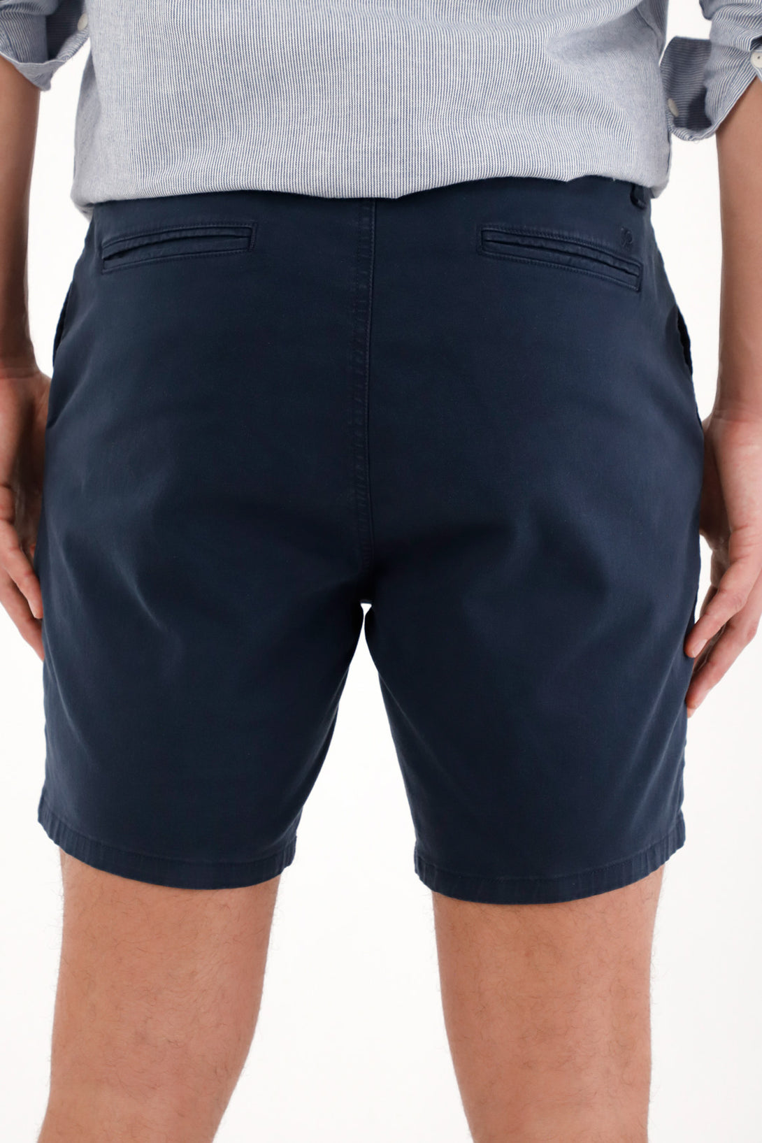 Blue Chino Bermuda Shorts for Men