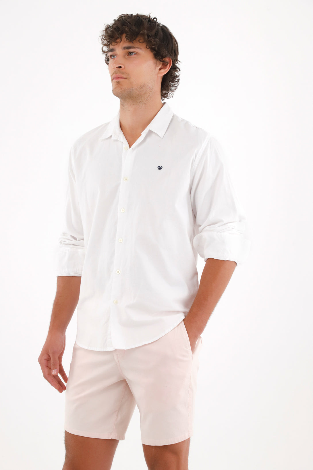Pink Chino Shorts for Men
