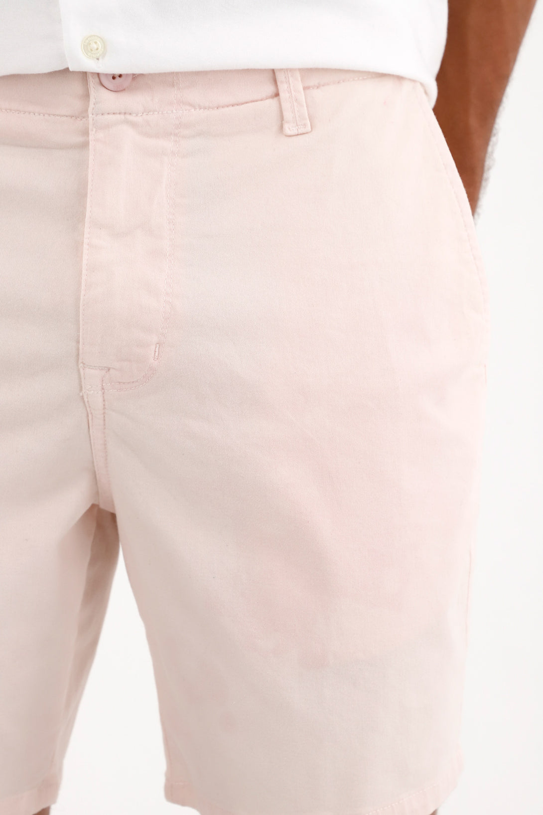 Pink Chino Shorts for Men