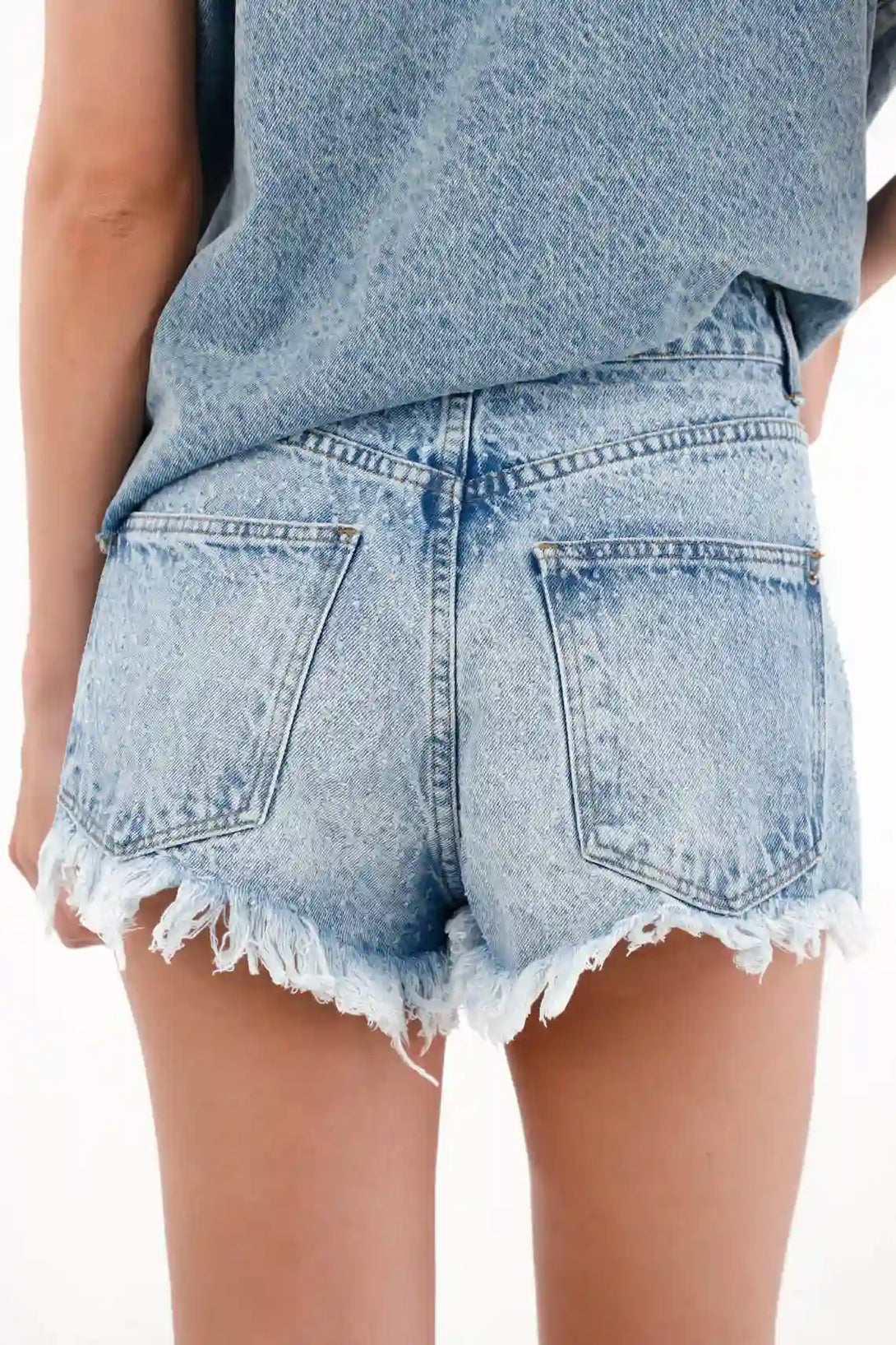 Short con brillo para mujer