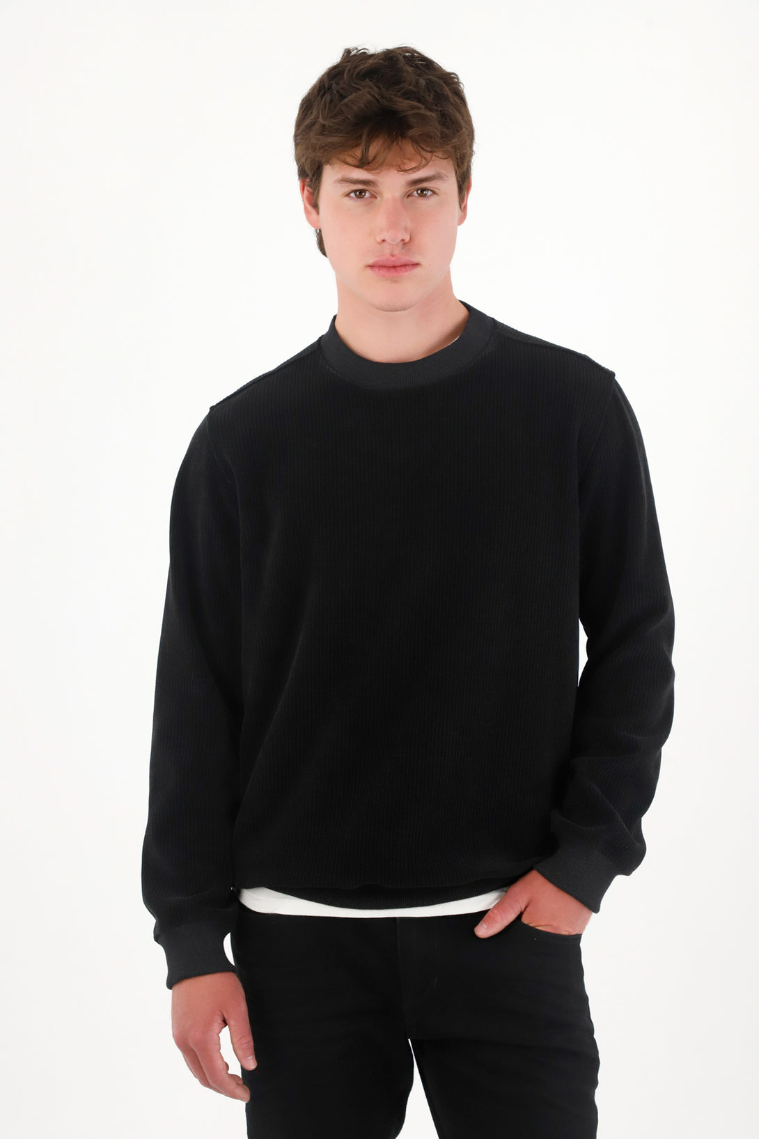 Men's Black Fleece Hoodie