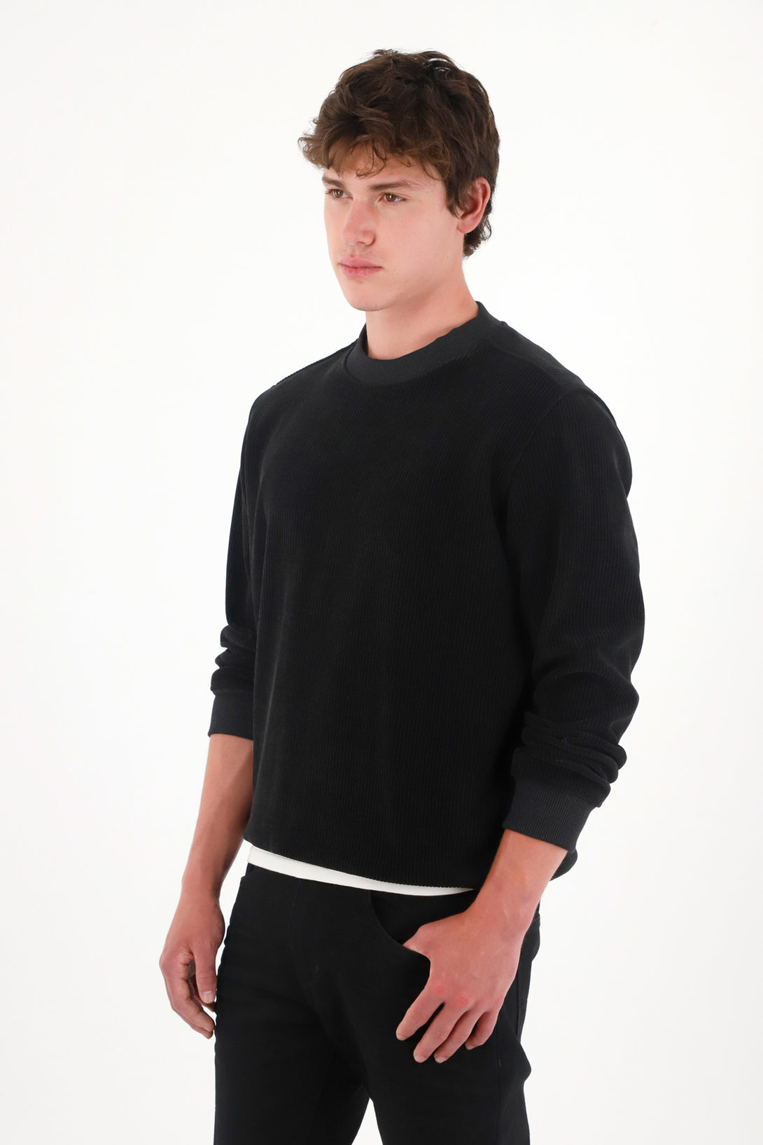 Men's Black Fleece Hoodie