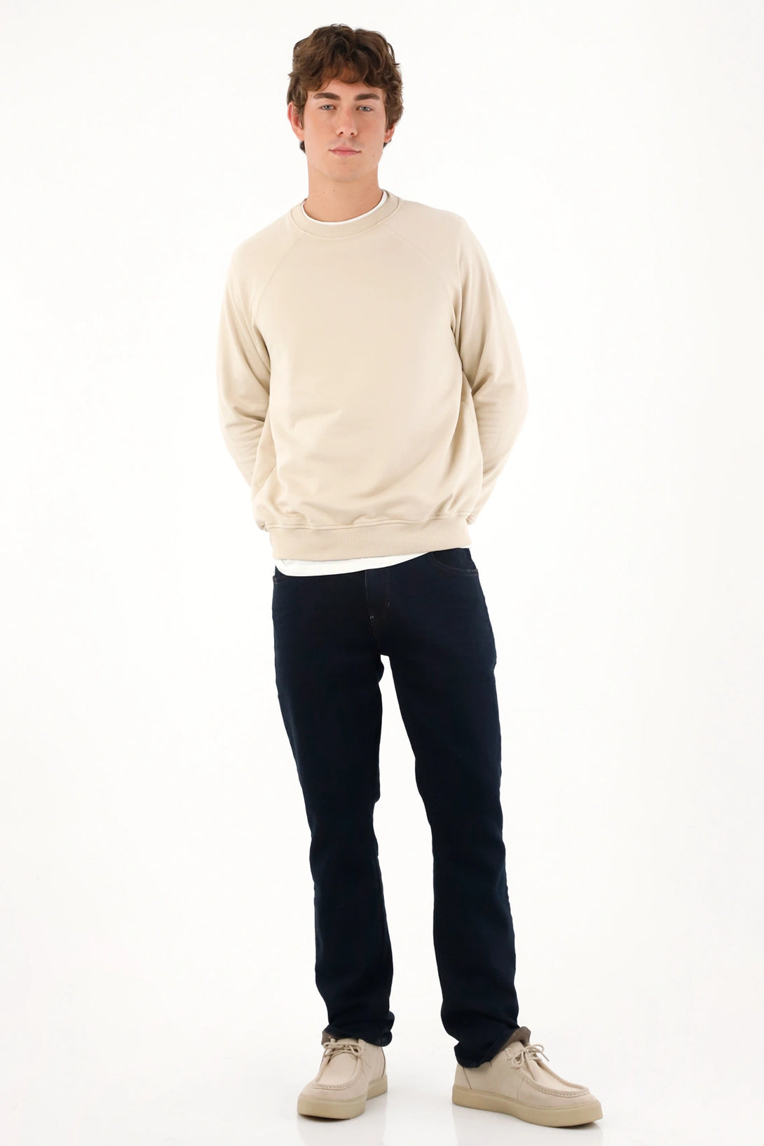 men's tennis sweatshirt, full-knit sweatshirts