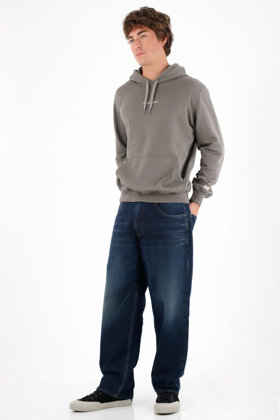 Men's Gray Hoodie - Stylish Streetwear by TNS