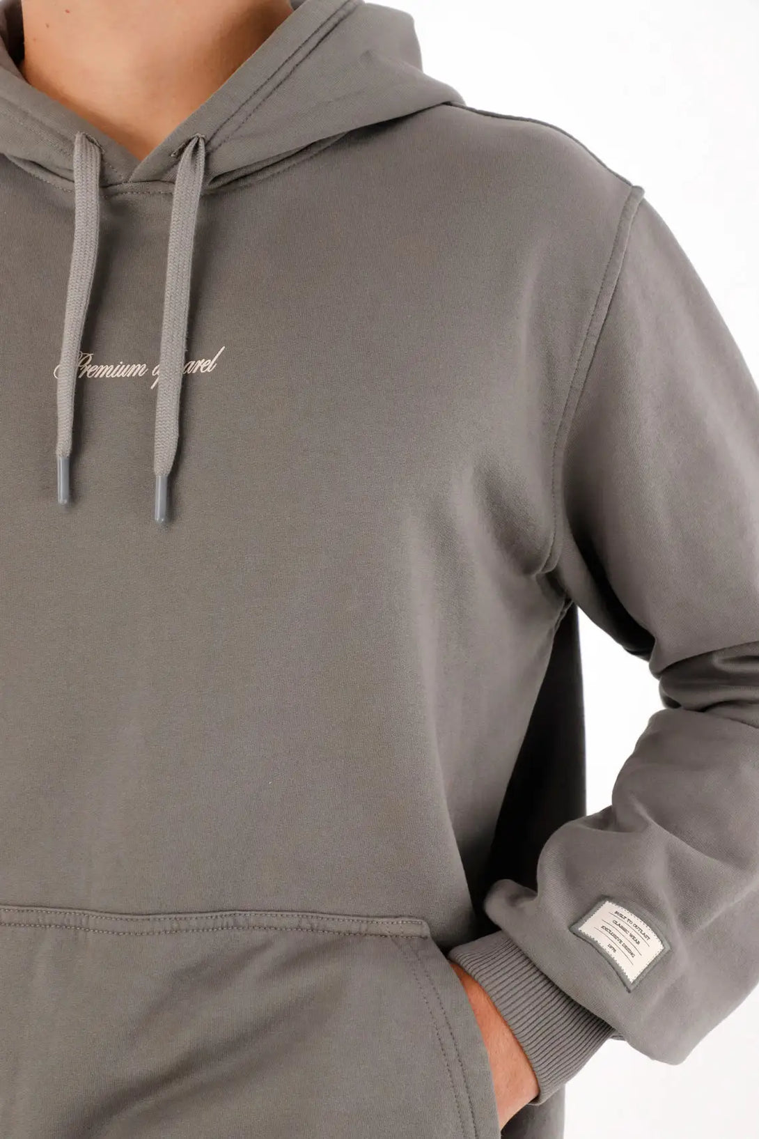 Men's Gray Hoodie - Stylish Streetwear by TNS