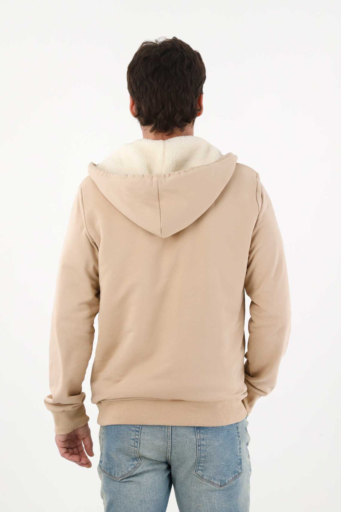 Buzo con capucha crudo para hombre