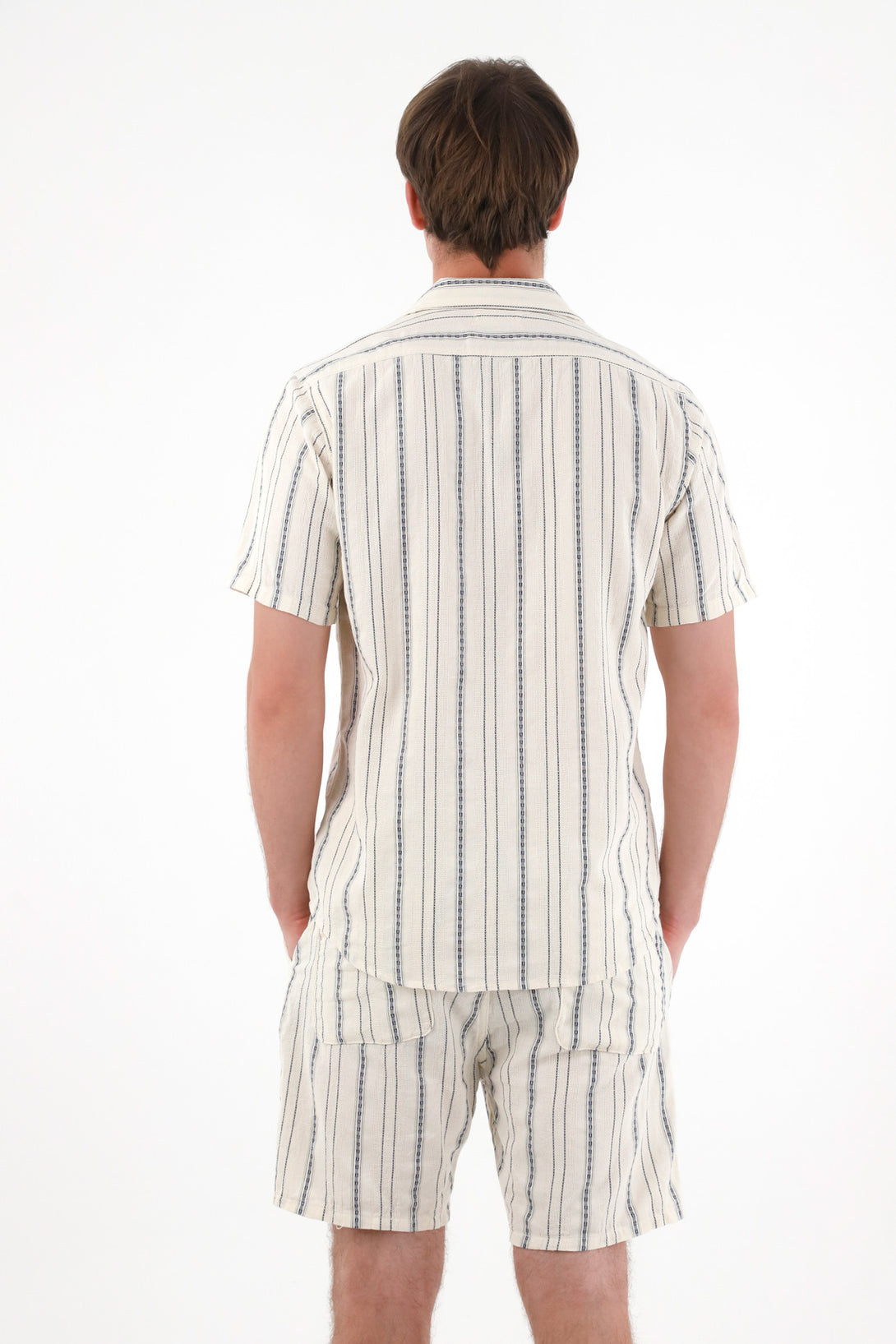 Striped Bowling Shirt for Men