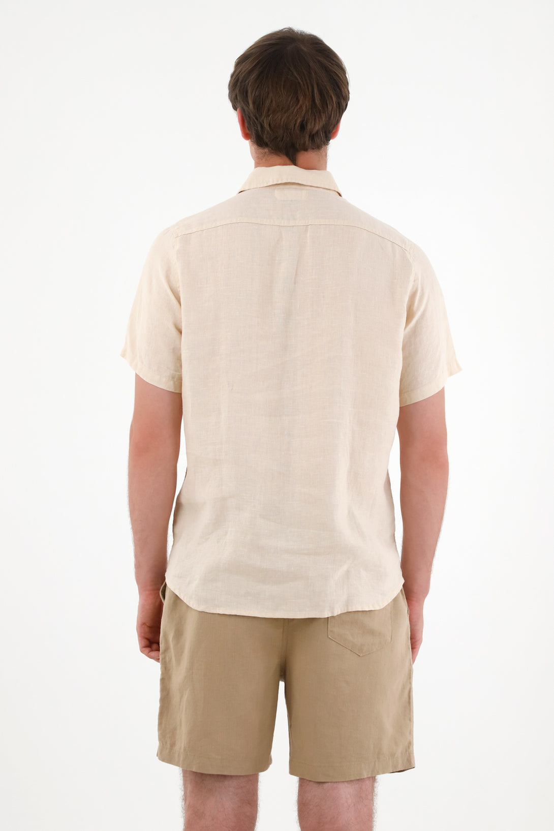 Camisa en lino crudo para hombre