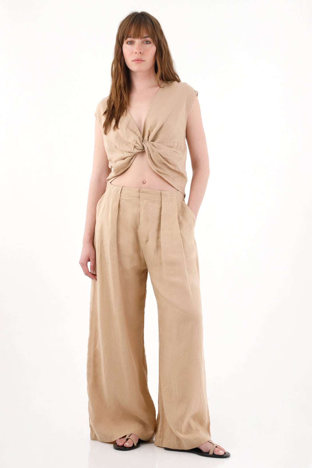 Women’s 100% Linen Loose-Fit Shirt