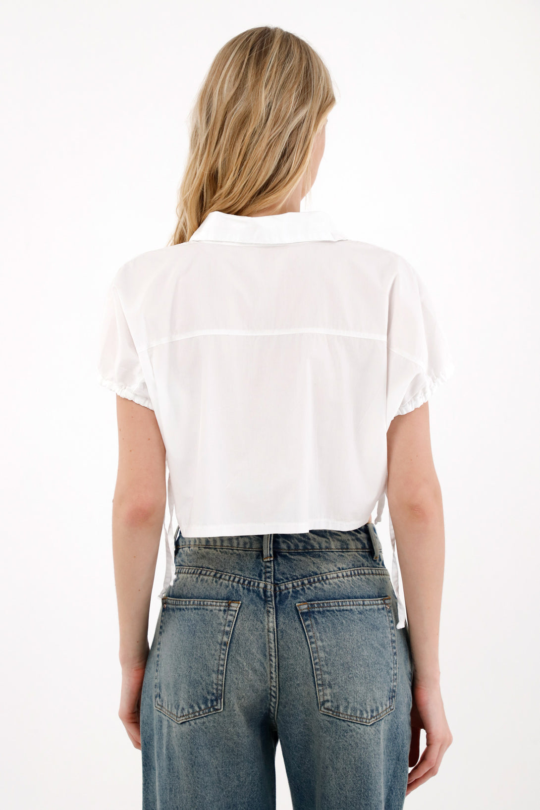 Women's Raw Gathered Shirt