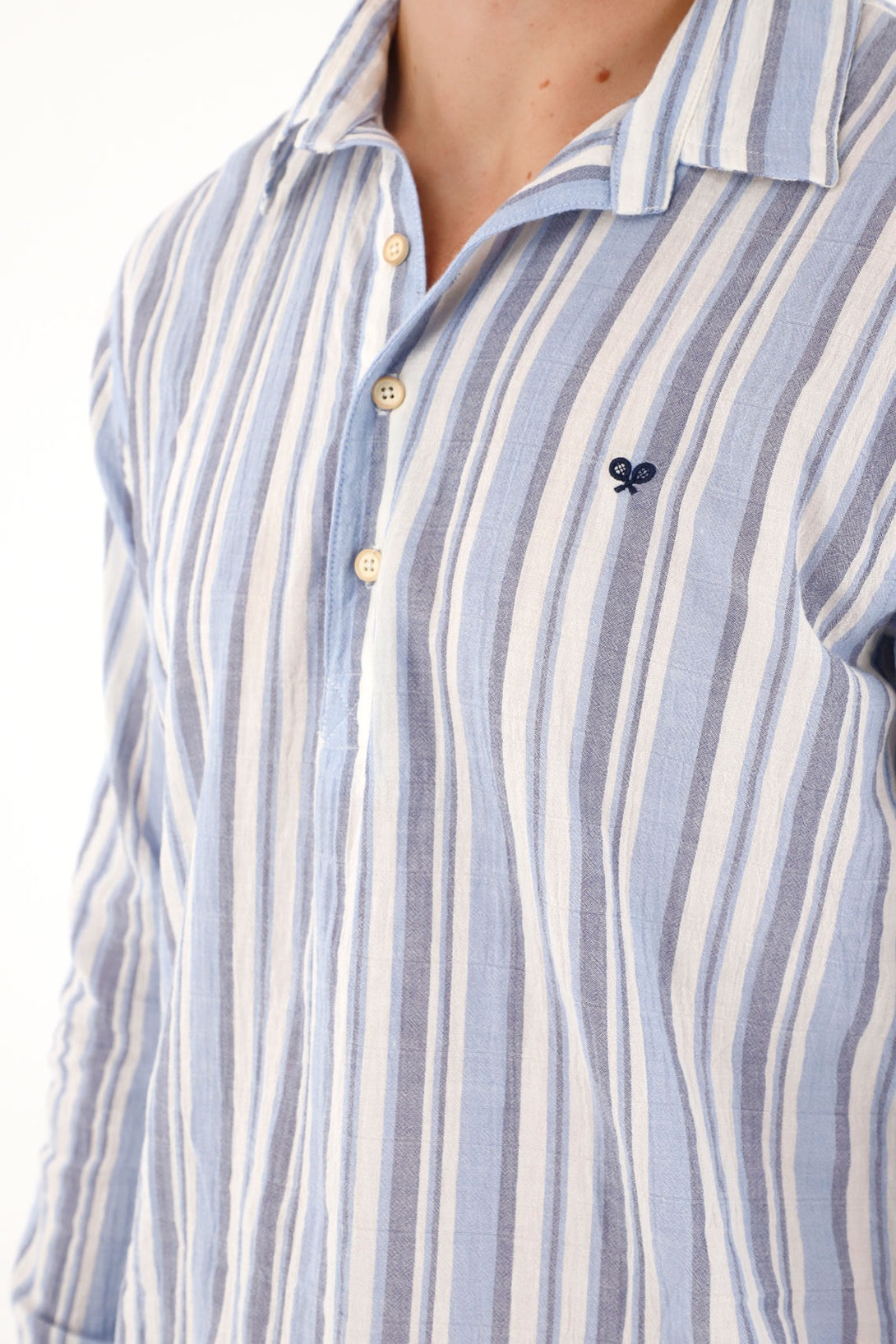 Stylish Striped Long Sleeve Shirt for Men