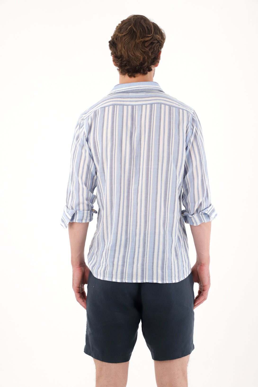 Stylish Striped Long Sleeve Shirt for Men
