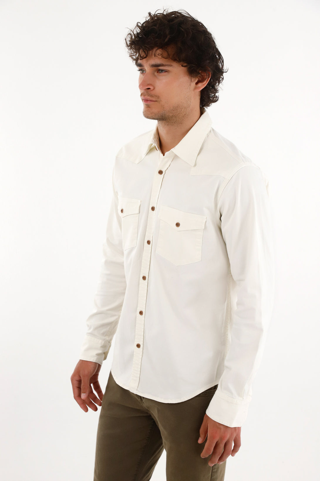 Camisa para hombre tennis, camisas entero manga larga