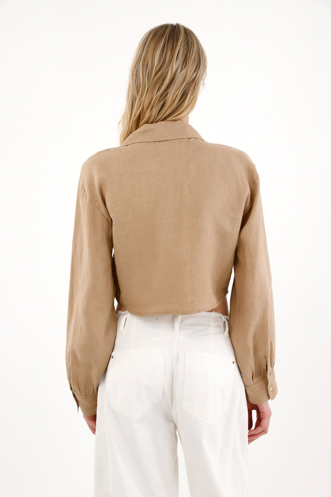 Women's 100% Raw Linen Shirt