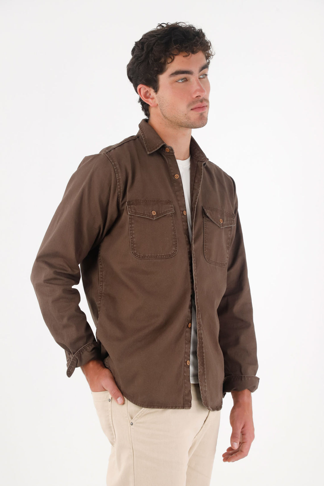 VESP WOOL SHIRTS JACKET ブラウン M OKFW22001_a.jpg?v=1668203719&