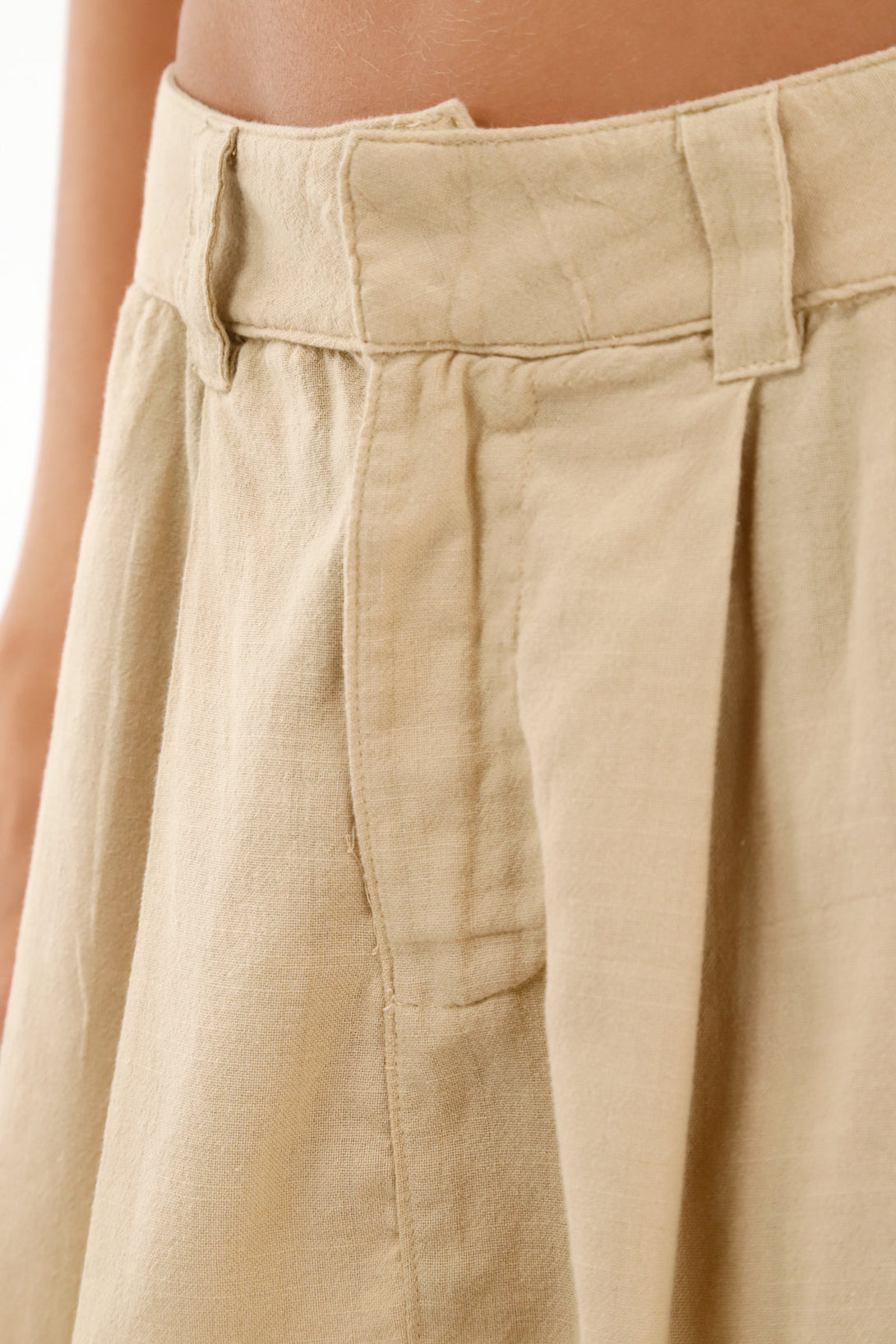 Women's Brown Table Design Skirt