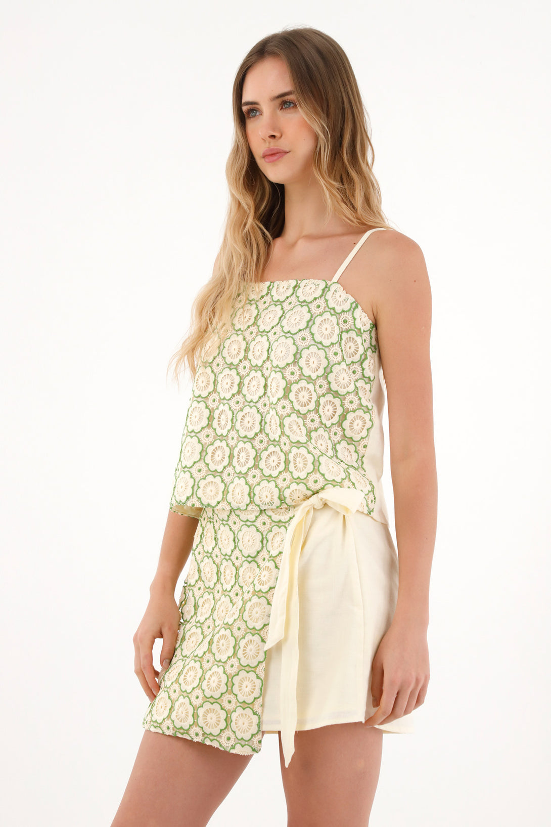 Floral Embroidered Skirt for Women