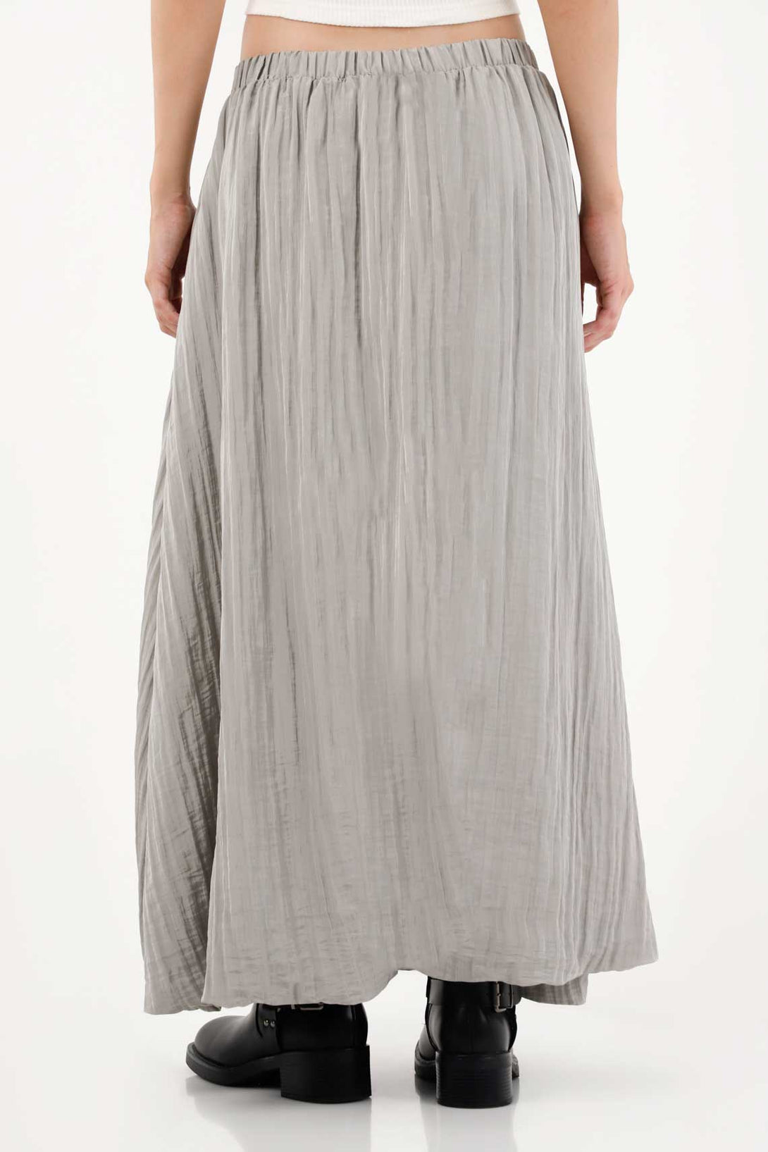 Falda con efecto globo para mujer