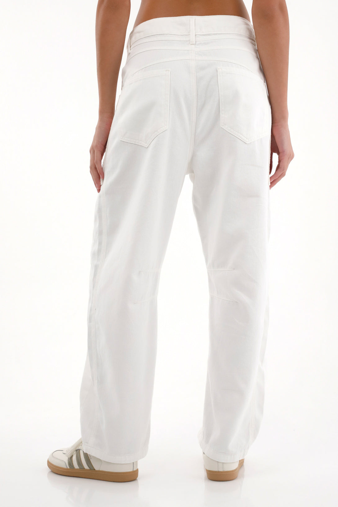 Women's Cream Horseshoe Pants