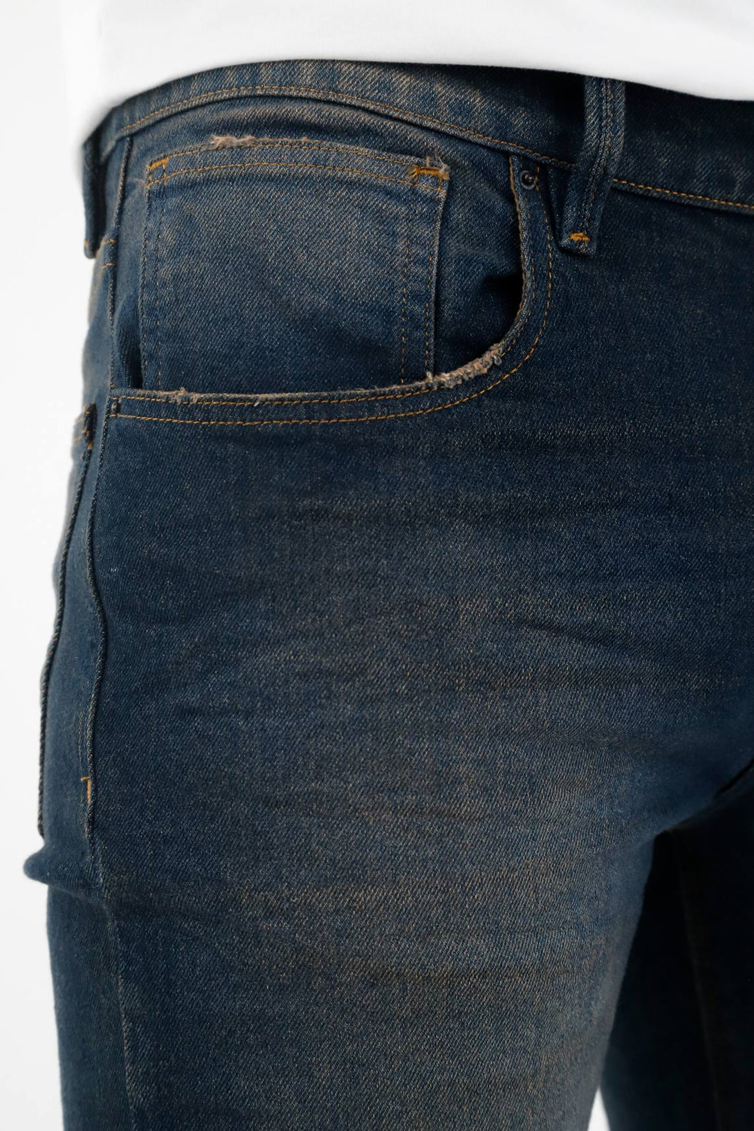 Men's Blue Dirty Vintage Jeans