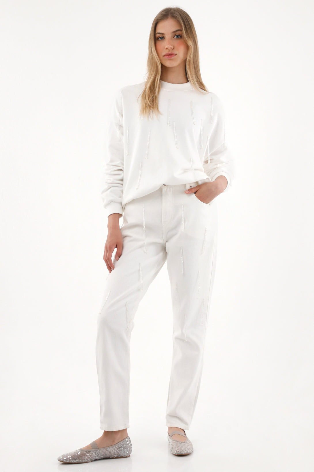 Women's High-Rise Mom Jeans in Raw Denim