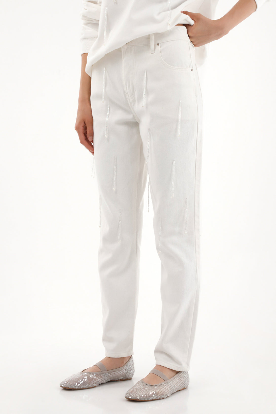 Women's High-Rise Mom Jeans in Raw Denim