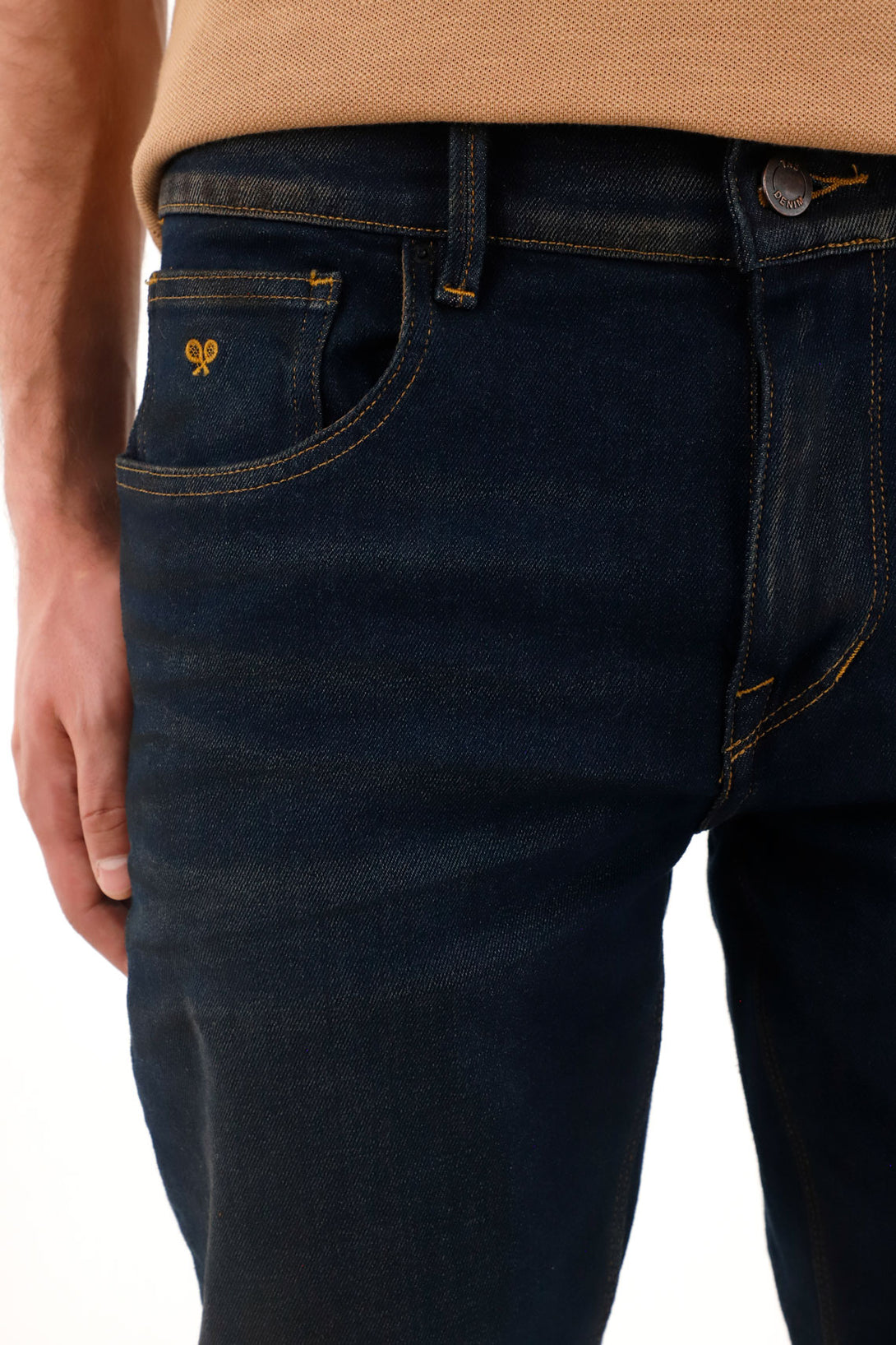 Men's Dark Medium Rise Nudy Jeans