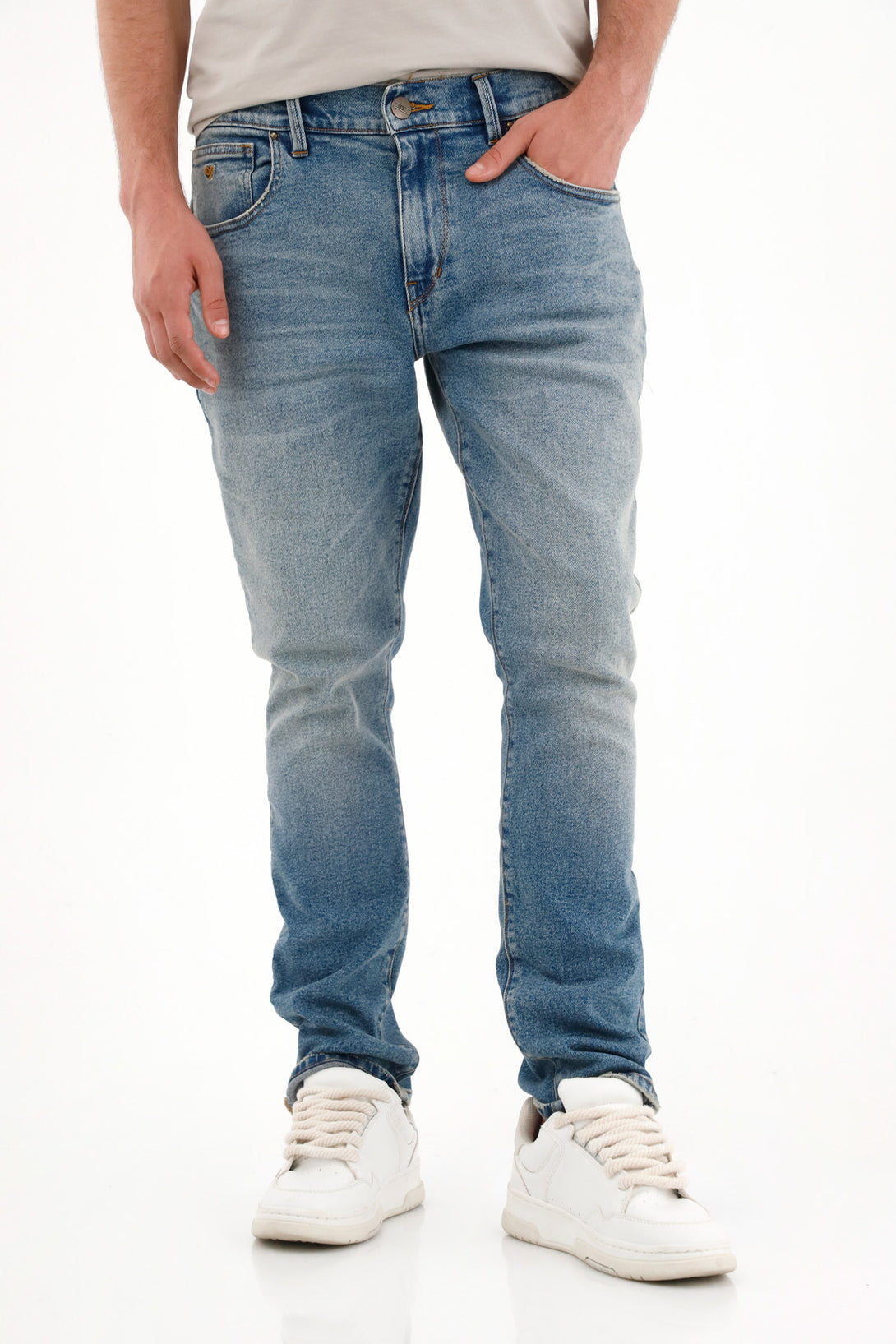 Men's Medium Rise Blue Nudy Jeans