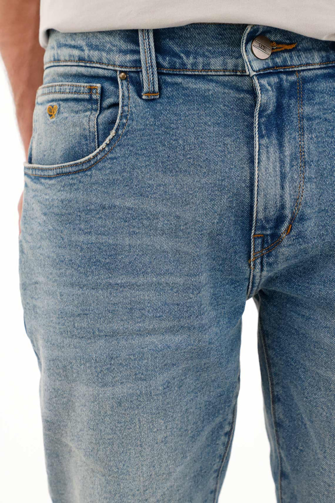Men's Medium Rise Blue Nudy Jeans