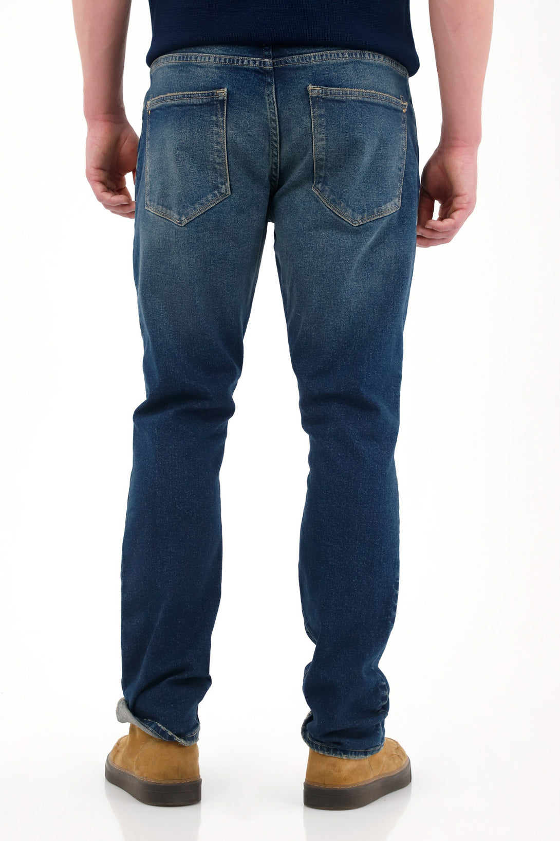Medium Rise Dark Denim Nudy Jeans for Men