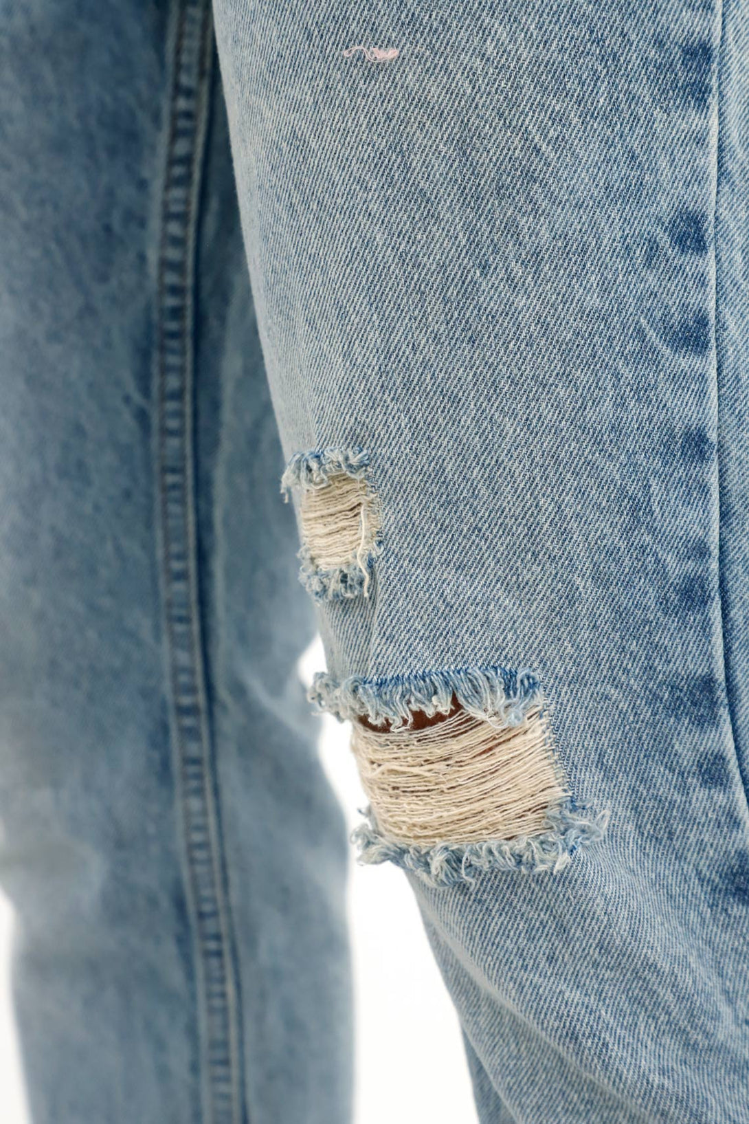 Men's Classic Blue Ripped Jeans